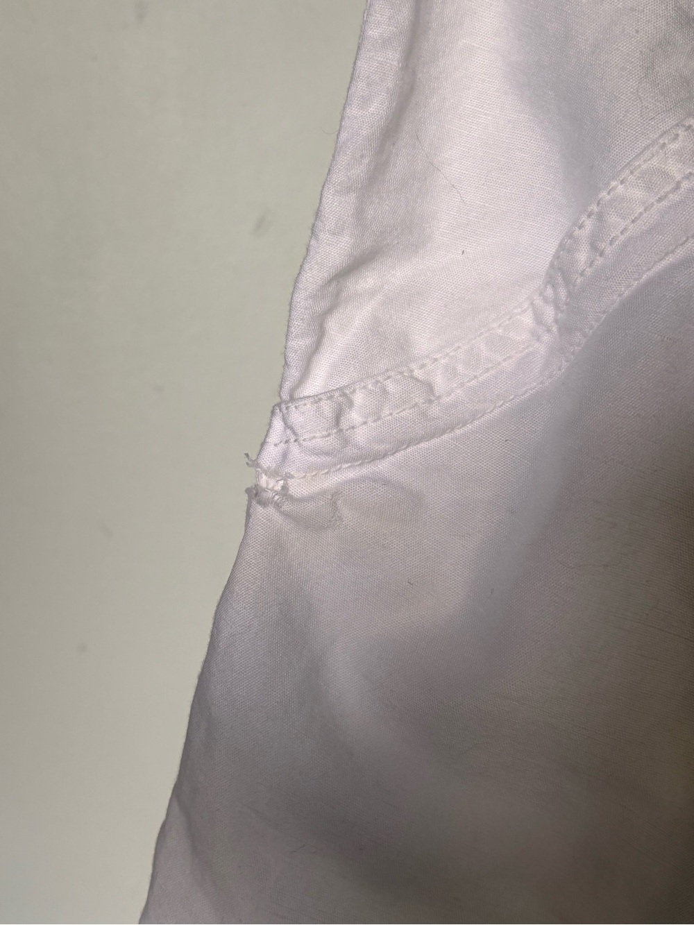 James Perse Drop Waist White Cotton Bermuda Shorts - Picture 6 of 15